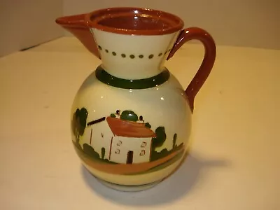 Antique Motto Ware Pitcher Watcombe Torquay Devon England Redware  Kind Words .  • $10.99