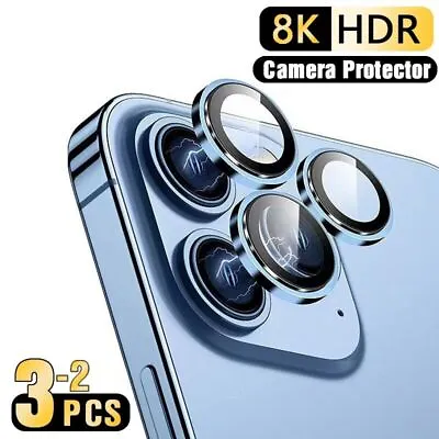 IPhone 13 14 15 Pro Max Mini Plus Ring Full Camera Lens Protector Tempered Glass • £3.29