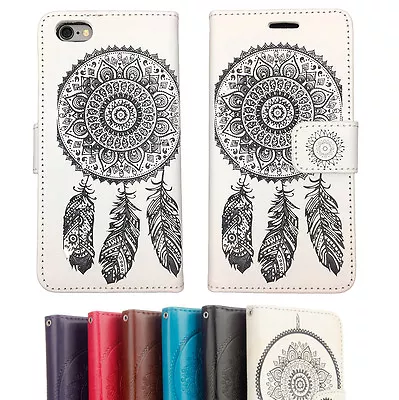 Wallet Leather Flip Case Marble Gel TPU Cover For Apple IPhone 5 5S 6 6S Plus 7 • $11.75