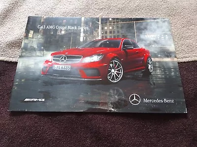 2012 Mercedes-Benz C 63 AMG Coupe BLACK SERIES Brochure Prospekt DEUTSC 16 Pages • $21.30