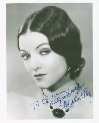 Myrna Loy - Inscribed Photograph Signed • $300