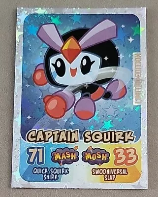 Moshi Monsters Mash Up Topps Trading Card - Captain Squirk Limited Edition Foil • $8.08