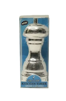 Vintage  TIME TO COOK   KITCHEN TIMER CUPCAKES & CARTWHEELS  NEW • $15