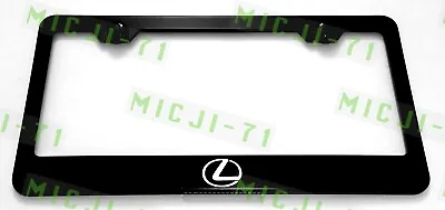 $10.50 • Buy Lexus F Sport Laser Style Logo Stainless Steel License Plate Frame W/ Bolt Caps
