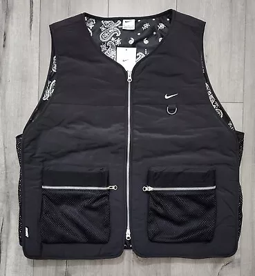 Nike Full-Zip Premium Basketball Black Vest Gilet DV9493-010 Mens Size XL NWT 🔥 • $54.99