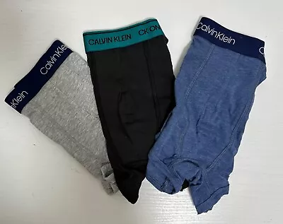 3PCS Calvin Klein Boxers Mens Cotton Stretch Trunk Boxers UK • £15