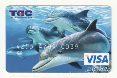 Credit Card Fauna Dolphin Bankcard TAS-Kommerzbank Bank UKRAINE VISA Expired • $9.93