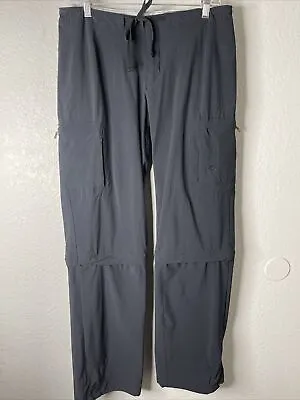 $15 • Buy Mountain Hardwear Convertible Pants Women’s Size 10 Black Outdoor Hiking Zip Off