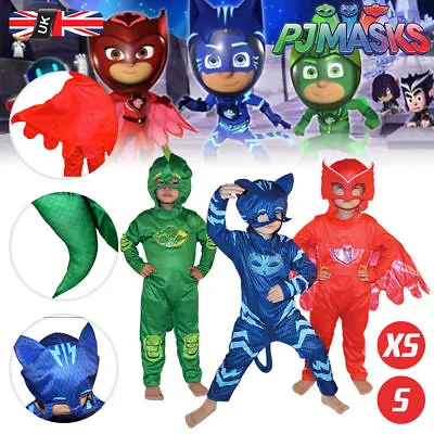 £15.58 • Buy PJ Masks Child Owlette Costume Girls Boys Superhero Fancy Dress Outfit Kids Gift