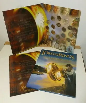 Lords Of The Rings 2003 New Zealand BUnc 18-coin 50 Cents LOTR Character Set • £145