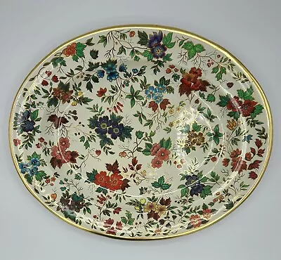 Vintage C1971 Daher Decorated Ware Floral Tin Tray 11101 Made In England EUC • $14.99