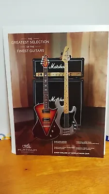 GUITAR CENTER PRINT AD 11 X 8.5-  MUSICMAN SABRE ARMADA GUITARS  C2 • $4.25