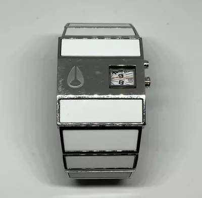 Nixon ROTOLOG WHITE A028-100 Men Women Wristwatch Used Japan New Battery • $119.99