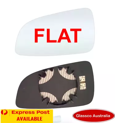 LEFT Passenger Side FLAT Mirror Glass With PLATE For HOLDEN ASTRA AH (2004-2009) • $18.99