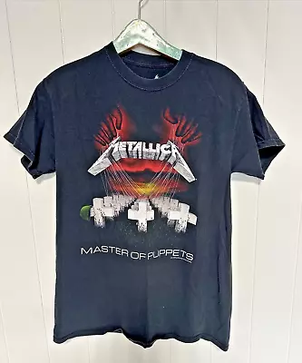 2017 Metallica Master Of Puppets Track List Tee Size M • $12.88