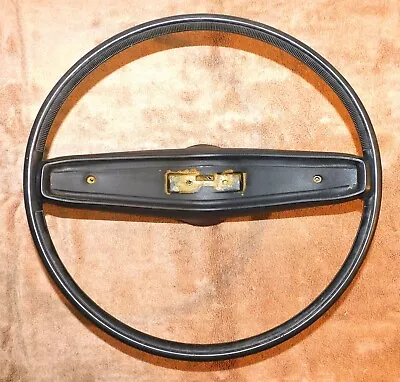 70-73 Mustang Fastback Convrt Boss Grande Cougar ORIG BLACK STEERING WHEEL & PAD • $259