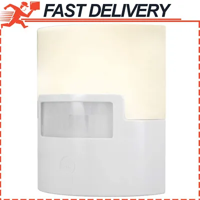 Plug In Motion Activated Detector Sensor LED Indoor Night Light Electrical Home • $13.74