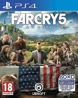 Farcry 5 (Far Cry 5) Playstation 4 PS4 **BRAND NEW & SEALED!!** PS5 Compatible • £18.44