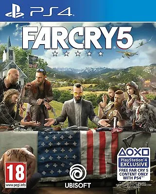 $41.03 • Buy Farcry 5 (Far Cry 5) Playstation 4 PS4 EXCELLENT Condition PS5 Compatible