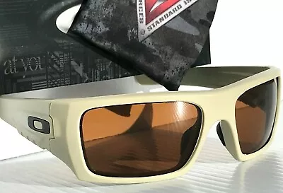 NEW Oakley DET CORD Desert Tan Galaxy POLARIZED Galaxy Bronze Sunglass 9253 • $128.87