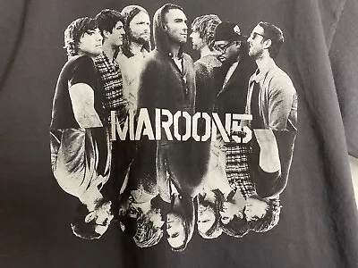 Maroon 5 2016 Tour Shirt Size Large (L) Grey Concert Tee • $9.99