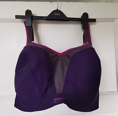 Purple Sports Bra - Panache  36GG • £5