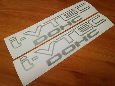 I-VTEC Dohc Side Decals - Fits Civic Accord Vtec Si FK FB K20 K24 - Sticker Kit • $11