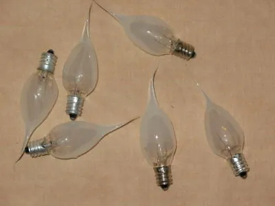 $7.99 • Buy 5 Watt Primitive Clear Silicone Bulb Set Of 6 Country