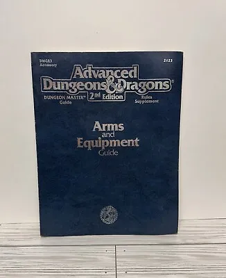 ARMS AND EQUIPMENT GUIDE: DMGR3 AD&D Advanced Dungeons & Dragons 1991 • $47.88