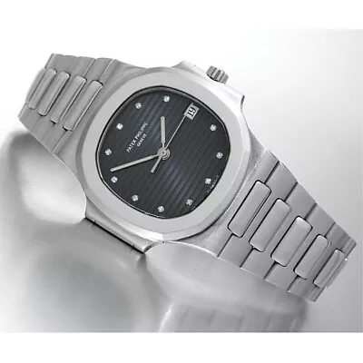 £140693.93 • Buy PATEK PHILIPPE Nautilus Platinum 3800/1P Factory Blue Diamond Dial Watch 