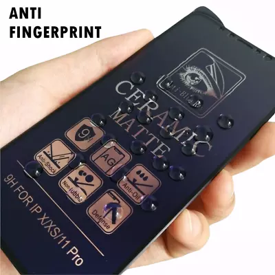 $4.29 • Buy For IPhone 14 13 12 11 Pro Max XR Anti Blue Light Ceramic Matte Screen Protector