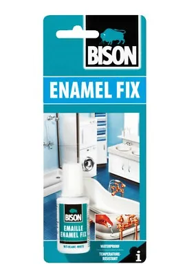 Bison Enamel Fix Repair Kit White Touch Up Lacquer Paint Sink Bath China Chip • $73.37