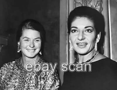 Maria Callas  Ingrid Bergman Candid    8x10 Photo  4 • $14.99