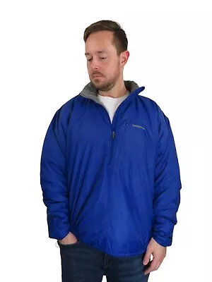 Vintage Patagonia Puffball Pullover Jacket Puffer Blue Coat Mens Size Large XL • $299.99