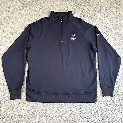 Footjoy 1/2 Zip Performance Shirt Men's Large Navy Performance Golf Pullover • $25.99