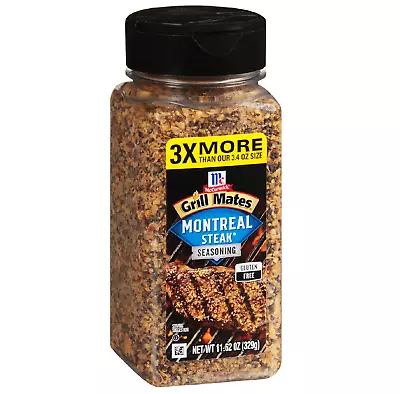 McCormick Grill Mates Montreal Steak Seasoning 11.62 Oz • $8.48