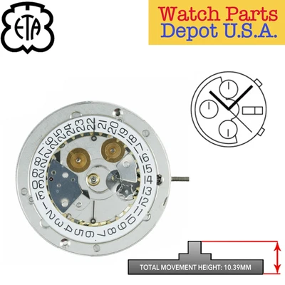 $600 • Buy ETA 7750 Or Valjoux 7750 Swiss Made Chronograph Automatic Movement Day/Date At 3