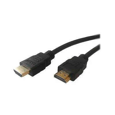 1.8M HDMI TO HDMI GOLD CABLE FOR HDTV SKY HD PS3 XBOX HD TV Laptop Cable V1.4 • £3.39