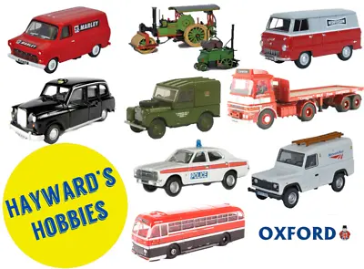 £17.99 • Buy Oxford Diecast Commercial Vehicles 1/76 Scale Land Rover, Ford, Police, Fire.