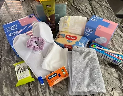 £26 • Buy Pre Packed Maternity Bag Navy - Including Pampers Nappies And Huggies Wipes