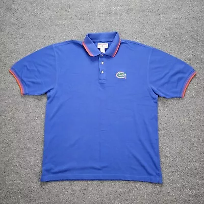 Florida Gators Mens Polo Shirt Vintage College Football Logo Blue Sz XL • $12.75