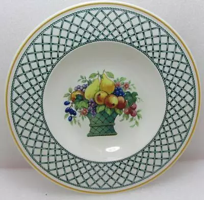 Set Of Six (6) Villeroy & Boch Basket Pattern Rimmed Soup Plates (1st) • £90