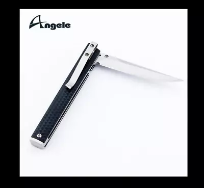 Angele Tanto Flip Composite Fiber Handle Pocket Folding Jack Knife • $12.67