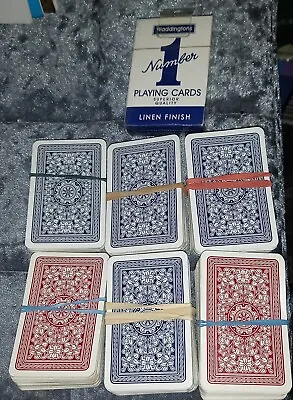 New Waddingtons No.1 Classic Playing Cards & 6 Used Packs • £9