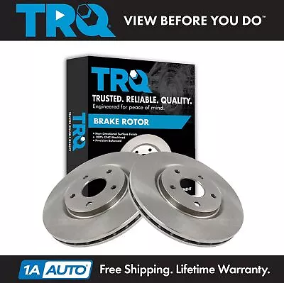 TRQ Front Disc Brake Rotor LH RH Kit Pair Set Of 2 For Dodge Chrysler VW Van • $114.95