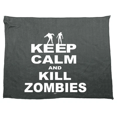 £6.95 • Buy Keep Calm And Kill Zombies - Funny Novelty Sports Microfiber Towel