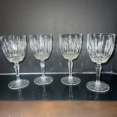 4 Mikasa Crystal 6 1/2  X 3  Old Dublin Wine Goblets Used VGC • $80