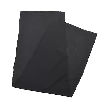 (Black) Health Gear 1.7mx0.5m Speaker Fabric Black Speaker Acoustic Fabric • £10.07