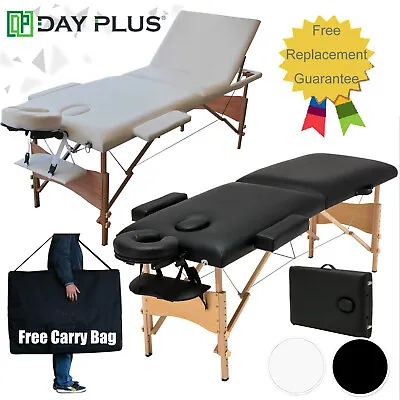 £92.30 • Buy Portable Folding Massage Table Eye Lash's Beauty Salon Therapy Couch Bed+Lock UK