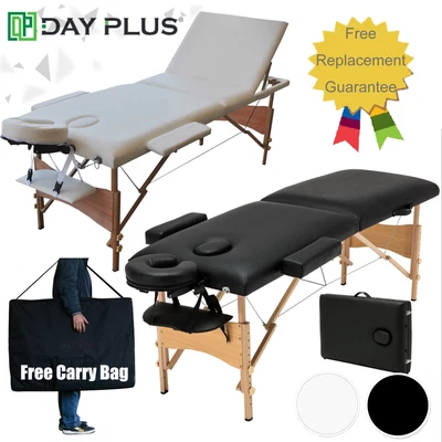 £92.30 • Buy Portable Folding Massage Table Eye Lash's Beauty Salon Therapy Couch Bed+Lock UK
